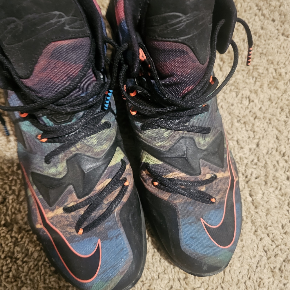 Nike Kids Black Multicolor Tie-Dye Sneakers